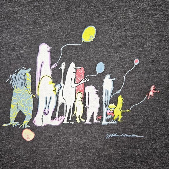 The Artwork Of John Lennon T Shirt By English Laundry Large Women's Size Small - Picture 5 of 10